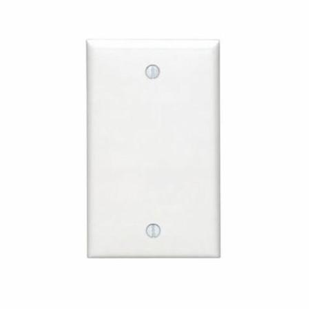 LEVITON Wallplates Rd Wp 1G Blank Box Mnt Thermopl 80714-R